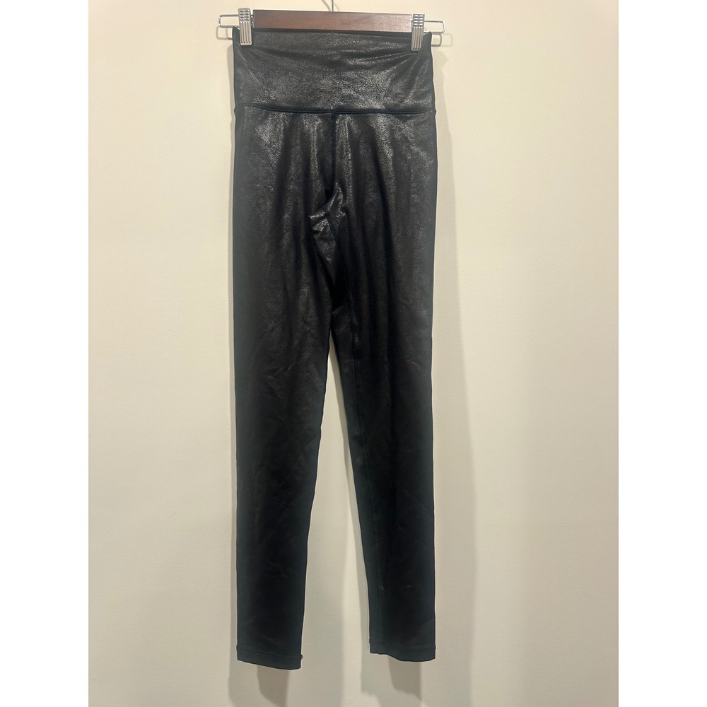Offline by Aerie Black Crackle High Waisted Leggings Small Athleisure Yoga Pants